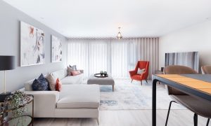 Pfeiffer Design take on smaller projects which include furniture, fixtures and equipment. They created this modern masculine apartment, accessorising it from top to bottom.