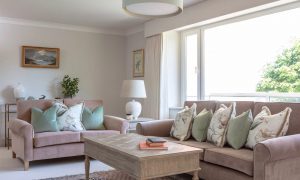 Refurbishment of a two-bedroom retirement flat for a wonderful client in her 80s who was downsizing from her large family home. Interior design by Pfeiffer Design.